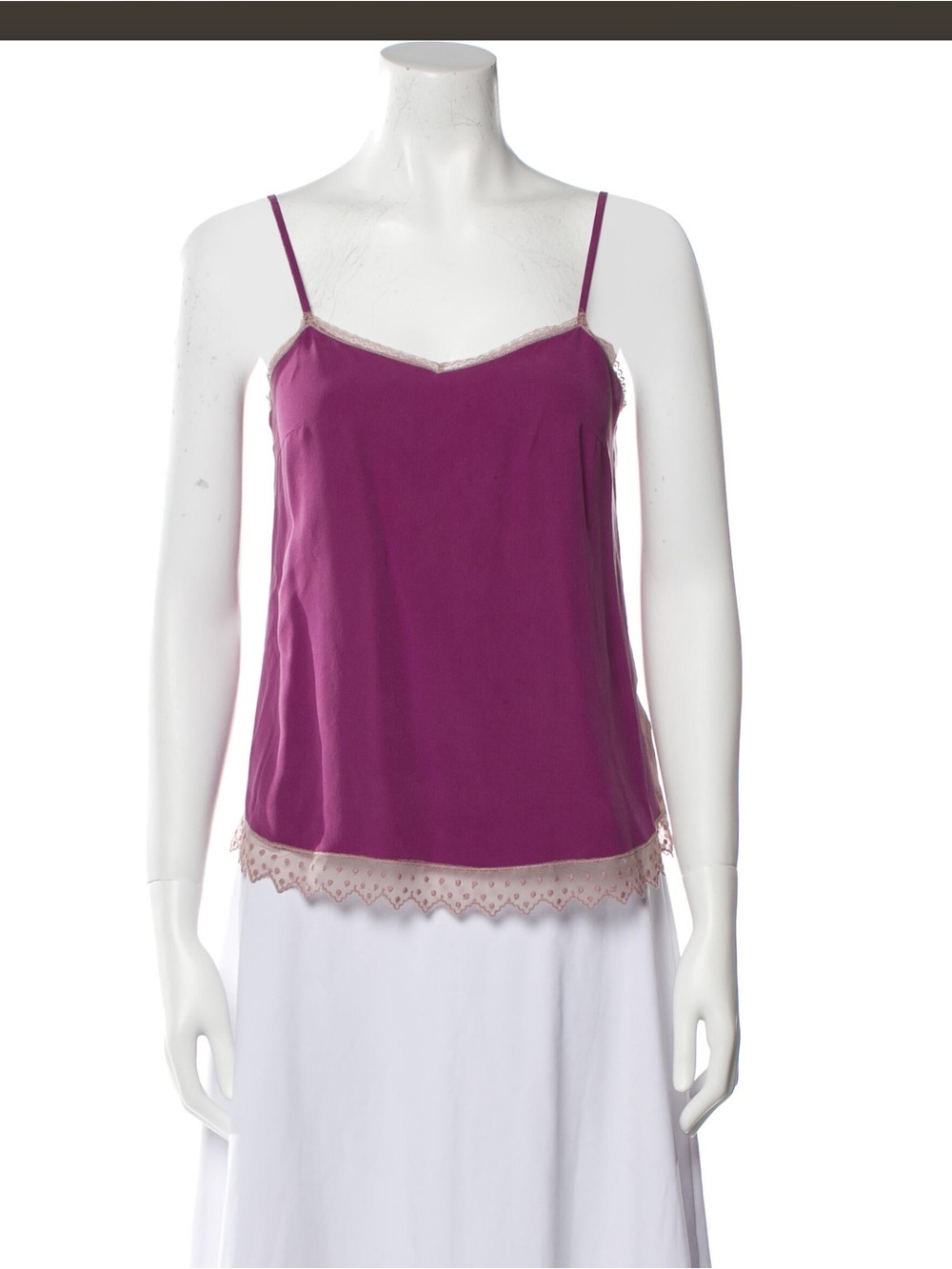 Zadig & Voltaire Purple Silk Pajama Top and Pants